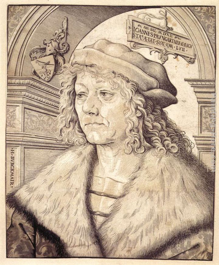 Portrait of Johannes Paumgartner painting - Hans the elder Burgkmair Portrait of Johannes Paumgartner art painting